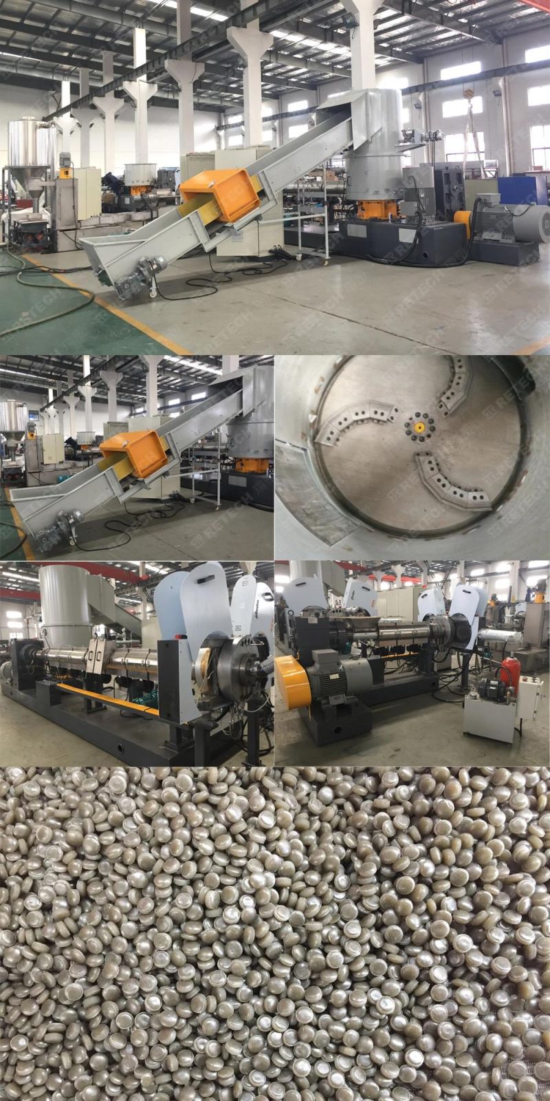 Extruder/Pelletizer for PE PP LDPE LLDPE HDPE BOPP Film