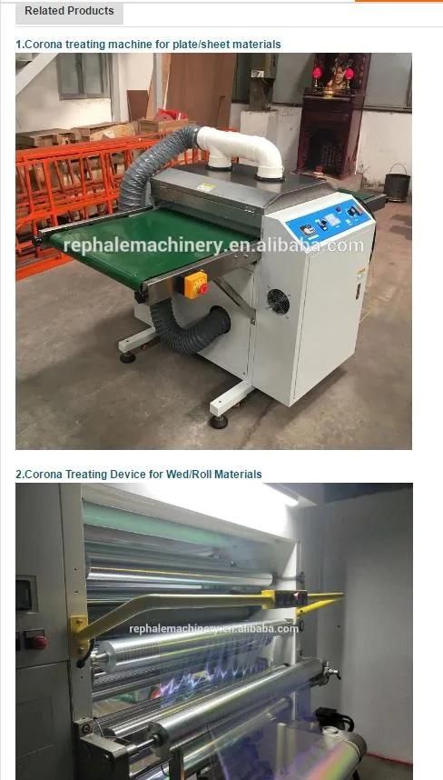 Rephale Brand Corona Treating Device for Web Rolled Films