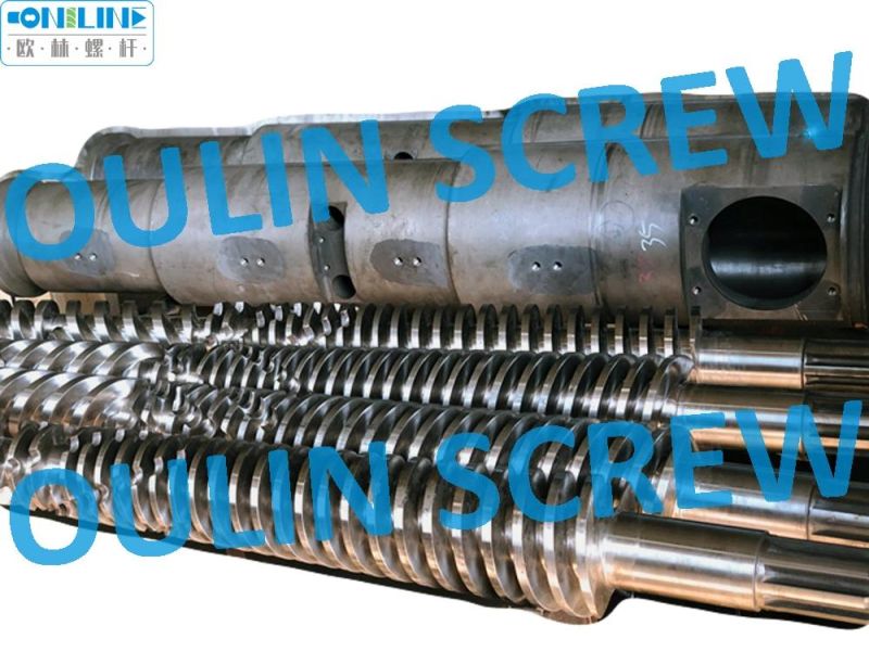 Conical Twin Screw and Barrel for PE WPC Sheet Profiles