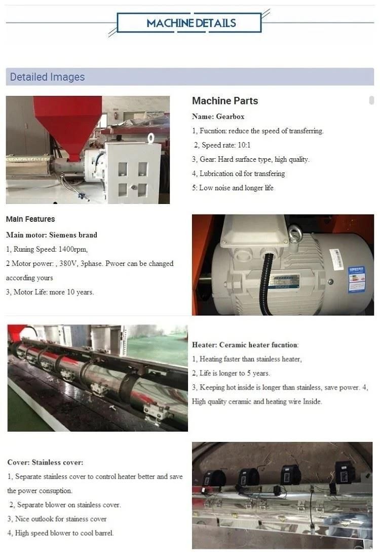 Mini Type HDPE Plastic Extruder Making Film Blowing Machine for T Shirt Bag