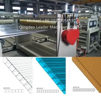 2100mm PP PC (Polycarbonate) Hollow Sheet Extrusion Machine