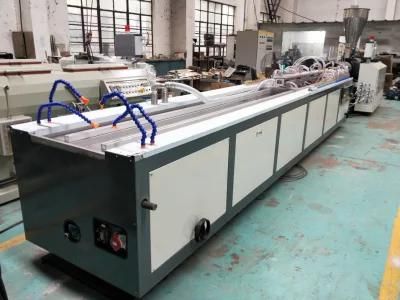 WPC Decking Flooring Board Wood Plastic Profile Production Line