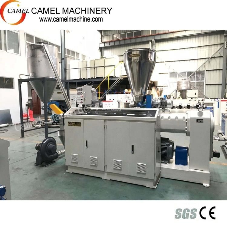 Waste PVC Material Recycling Conical Twin-Screw Pelletizing Machine Line