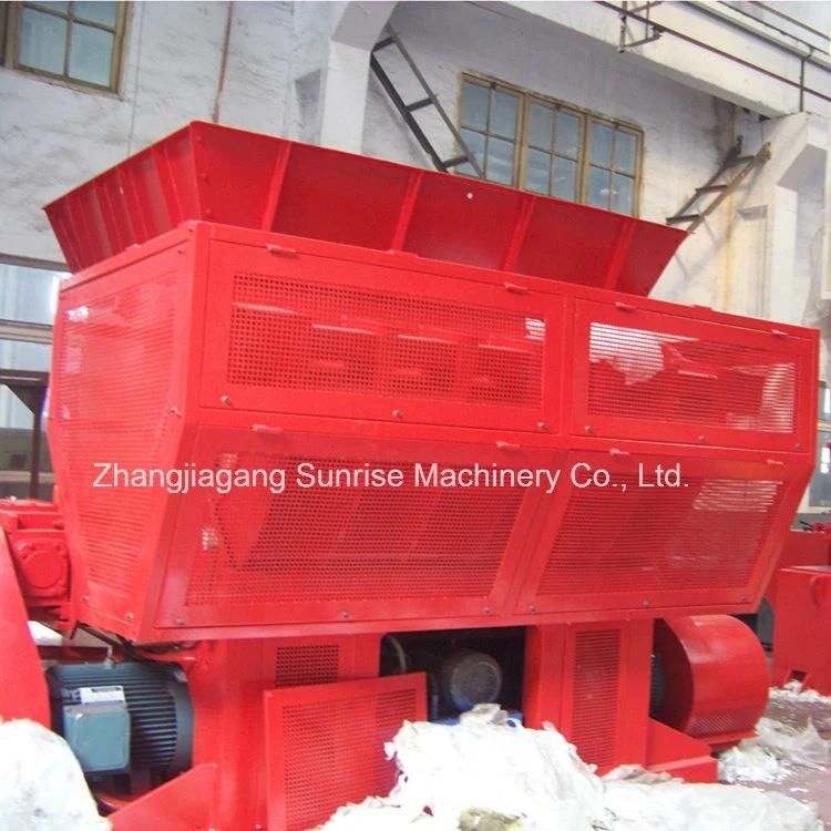 1000kg/H HDPE PP Lump Pipe Hard Plastic Single Shaft Shredder