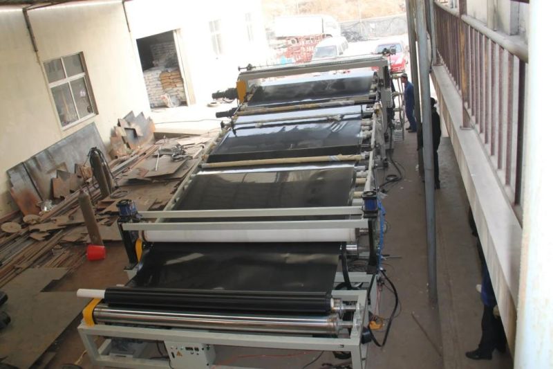 Plastic PE Sheet Geomembrane Calendar Extrusion Machinery