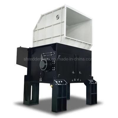 Large Plastic Waste Shredder Single Shaft Strong Crushing Machine Shredder