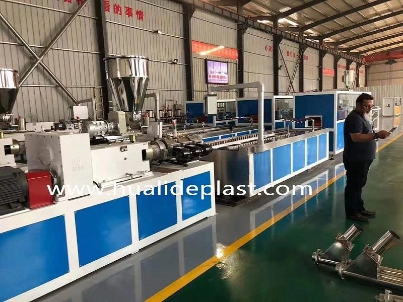 2021 Good Look PE Wood Decking Profile Extrusion Machine
