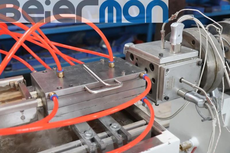 2 Cavity PVC Plastic Insulation Profile Twin Screw Extrusion Production Line PVC Decoration Profile Making Machine Line