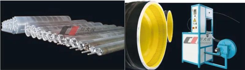Large Pressurized Spiral Polyethylene Pipes Krah Pipes Production Line