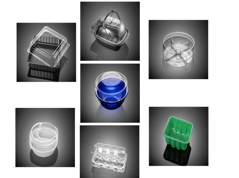 Ce Approved Programmable Logical Controller Fast Food Box Plastic Forming Machine
