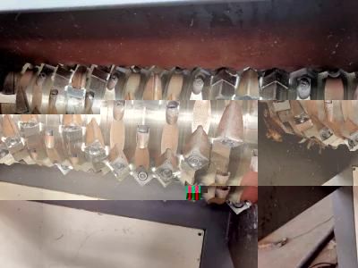 Big Plastic Heavy Duty Single Shaft Shredder