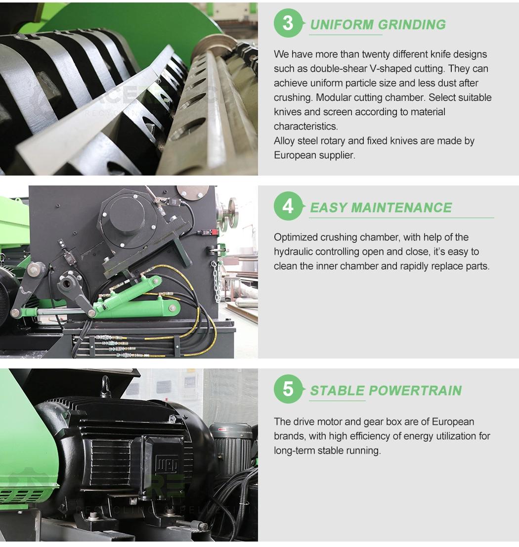 High Performance Waste Film Plastic Scrap Scrap Shredder