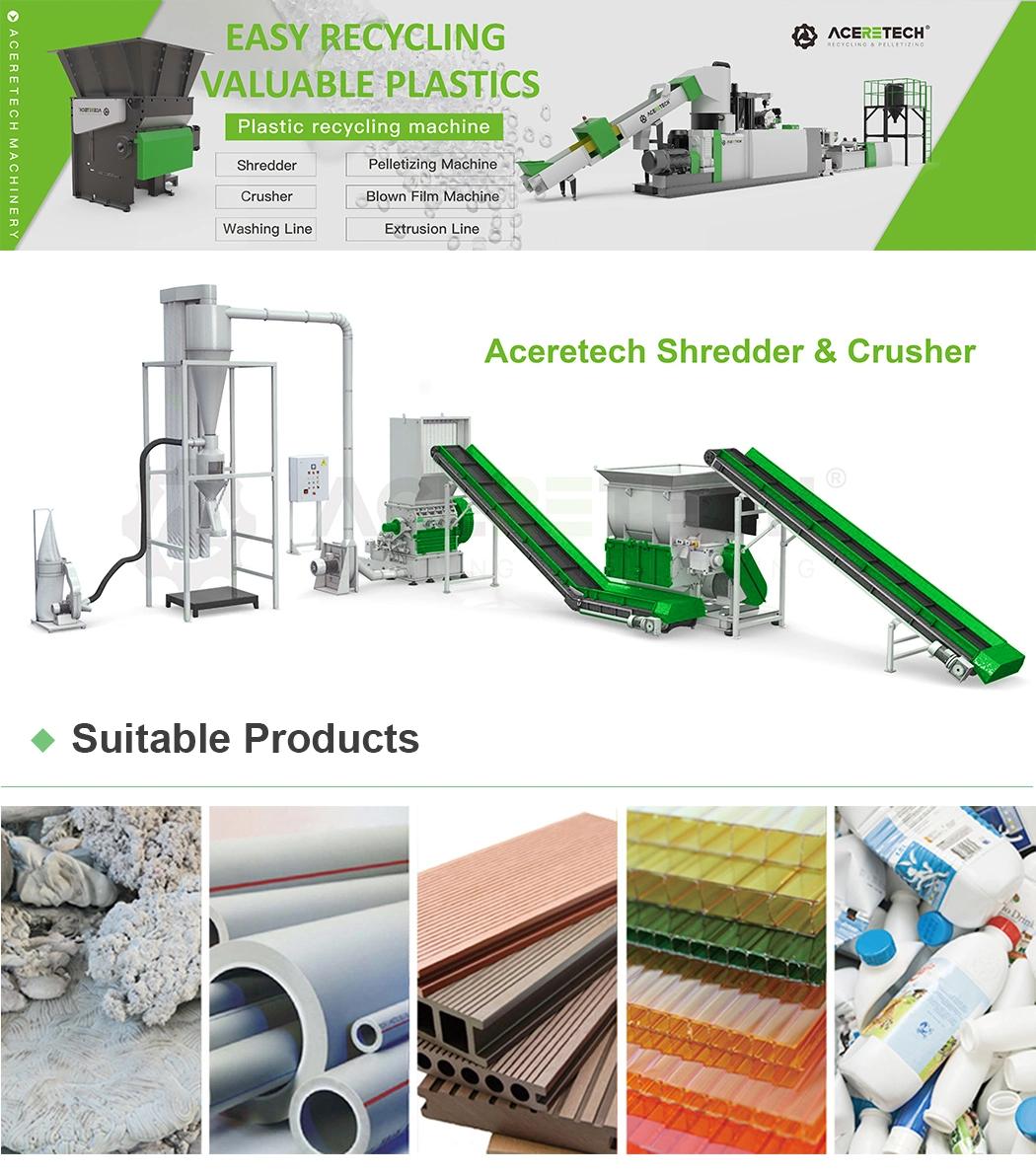 Aceretech Small Plastic Trash Can Single Shaft Shredder