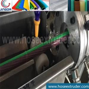 Crochet Lock Stitch Braiding Knitting PVC Hose Tube Pipe Extrusion Machine Line