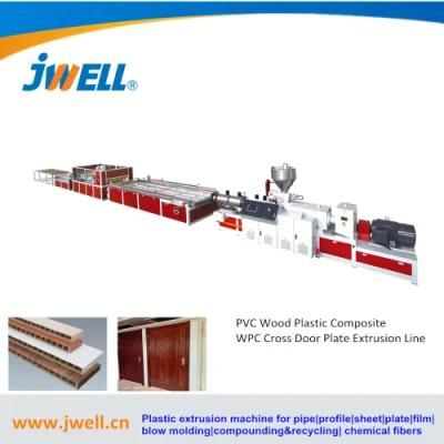 Jwell 1560 mm Width Sjz 92/188 PVC Semi-Skinning Foam Board Extrusion Line/Plastic ...