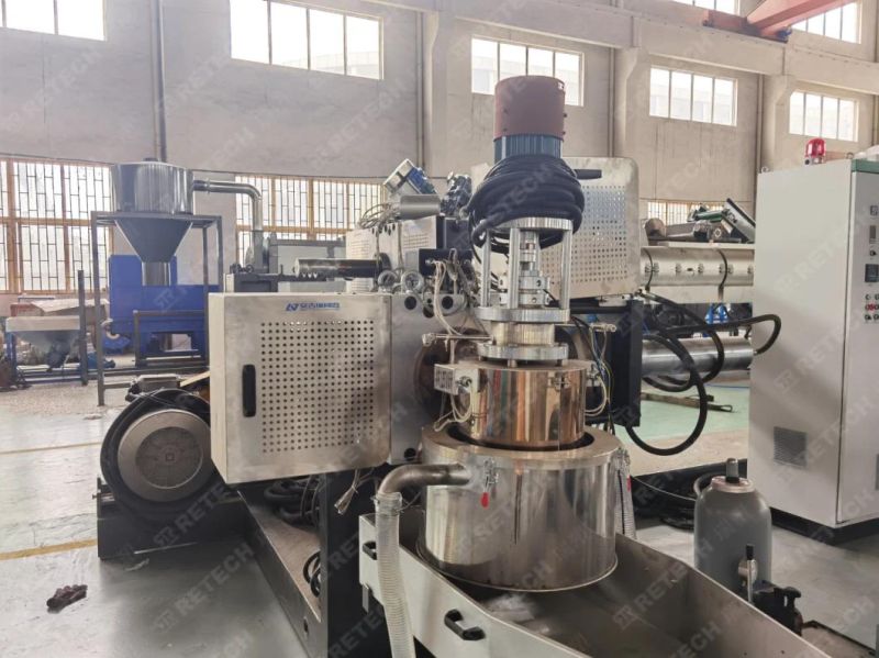 PP Shopping Bag Pelletizing Machine Plastic PE LDPE Film Single Stage Granulating Line
