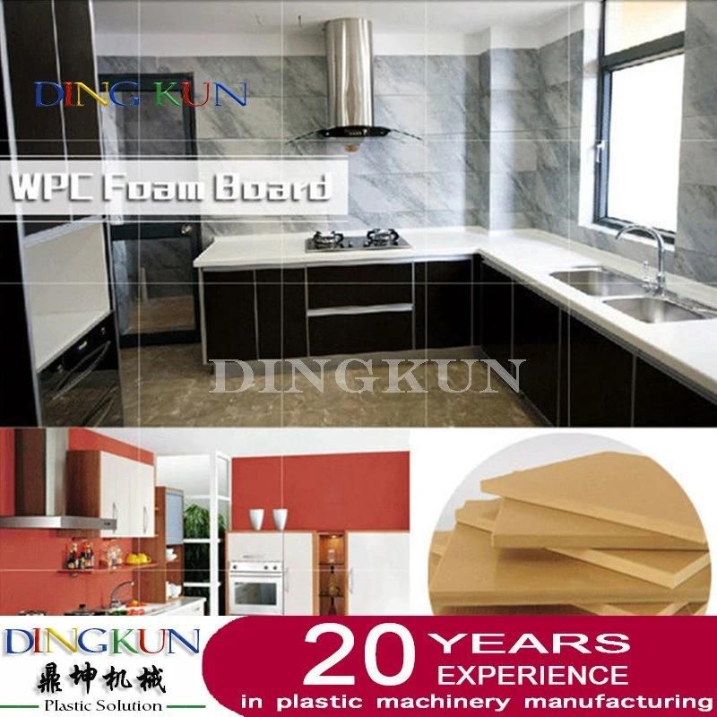 PVC WPC Door Panel Extrusion Line / Plastic Extrusion / WPC Foam Board Plastic Extruder