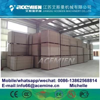 PVC WPC Plastic Crust Foamed Cabinet Shelves Furniture Plate Production Machine