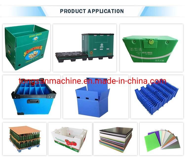 Ecuadorian Shrimp Packaging Box PP Hollow Corrugated Sheet Making Machine Project