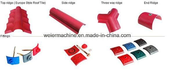PVC ASA Plastic Glazed Roof Tile Making Machine