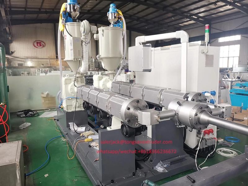 Double Wall Corrugated Plastic HDPE Pipe Extrusion Line