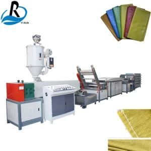 PP HDPE Flat Yarn Extruder Line Plastic Woven Bag Yarn Making Machine for Sale