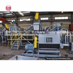 Pet Bottle Recycling Line Plastic Flakes Washing Machine