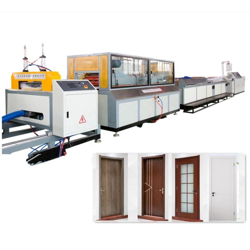 WPC Wood Plastic Composite PVC Door Panel Plastic Extruder Extrusion Making Machine