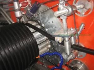 Hollow Wall HDPE Winding Pipe Machine