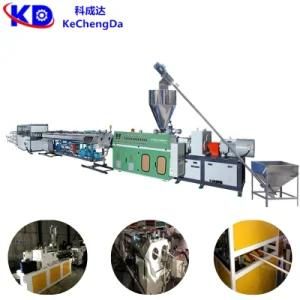 Plastic Twin Screw PVC Two Cavity Conduit Pipe Extruder