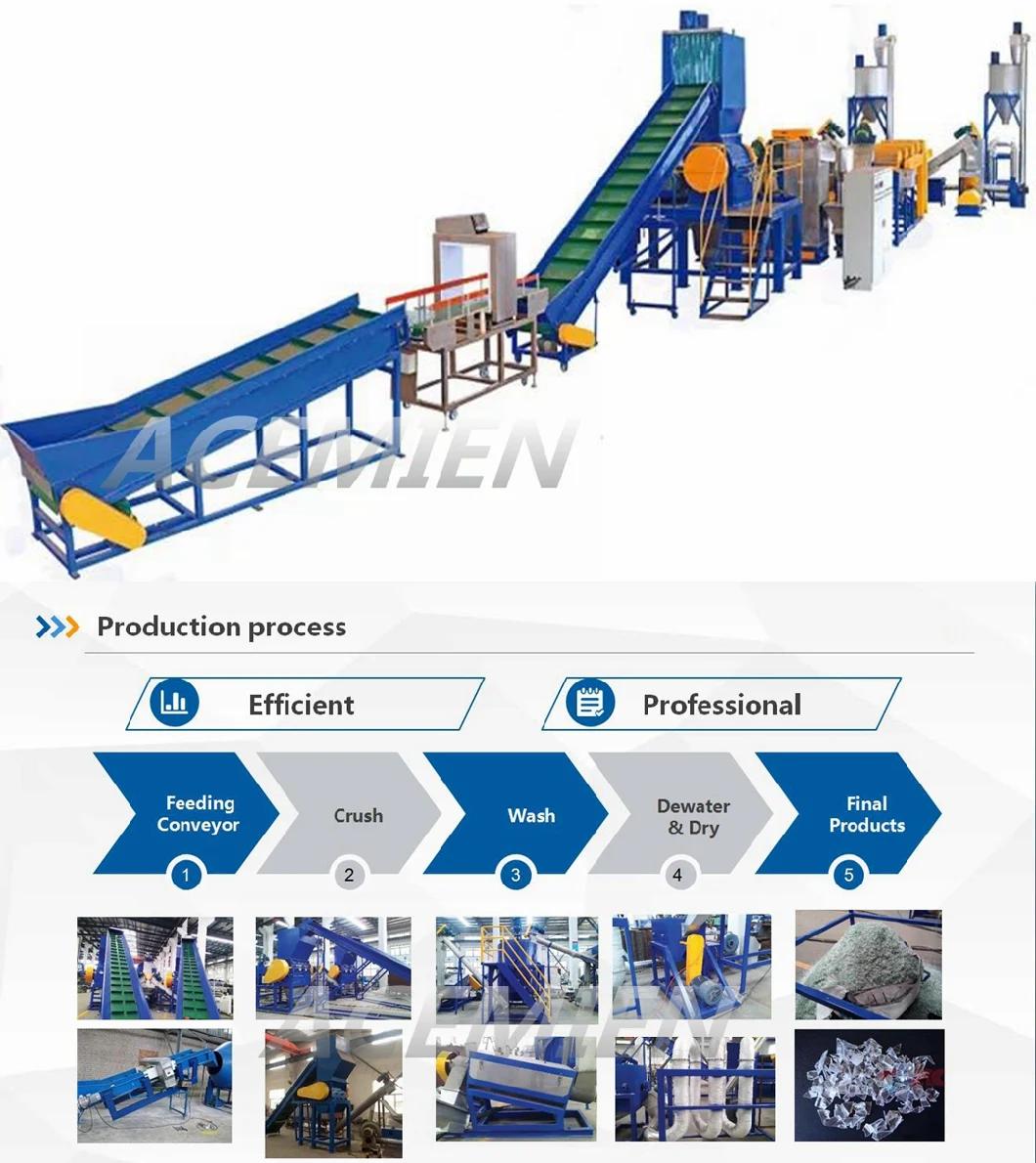 Hot Steam Washing Recycling Machine for Plastic PP PE HDPE LDPE LLDPE Film Bags