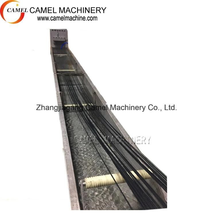 Plastic PE PP Film Flakes Pelletizing Machine Recycling Extruder