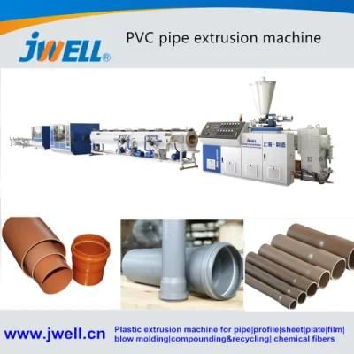 Conical Twin Screw Extruder for PVC Pipe