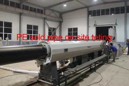 HDPE Solid Pressure Water Supply Plastic Pipe Making Extrusion Line