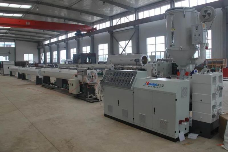 HDPE Water Supplying Solid Wall Pipe Extrusion Line