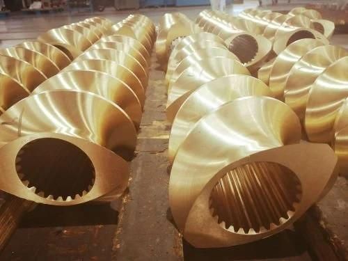 Tex120 Polishing Aluminium Bronze Extruder Screw Elements