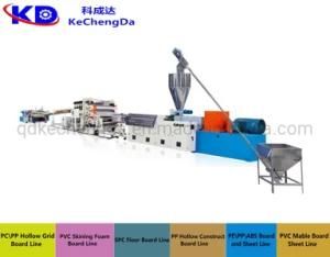 PVC Plastic Sheet/Board/Plate Extruding Machinery