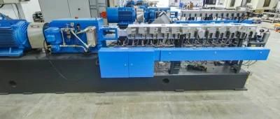 Extrusion Granules Making PP PE Masterbatch Extruder with Double Screw