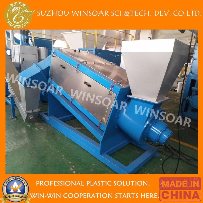 Plastic Recycling Washing Crushing Granulating Pelletizing Production Line Machine for HDPE Drum Bucket/ Pet Water Bottle/ PE/HDPE Milk Bottle Scraps Flakes