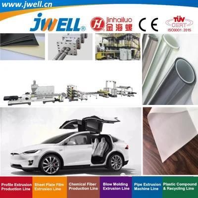 Jwell-PVB Plastic Film Recycling Agricultural Making Extrusion Machine for Automobile ...