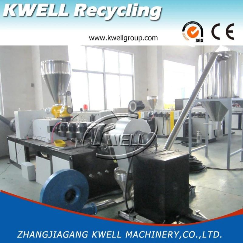 High Speed PVC Granuel Extrusion Line, Plastic Recycling Granulator for PVC