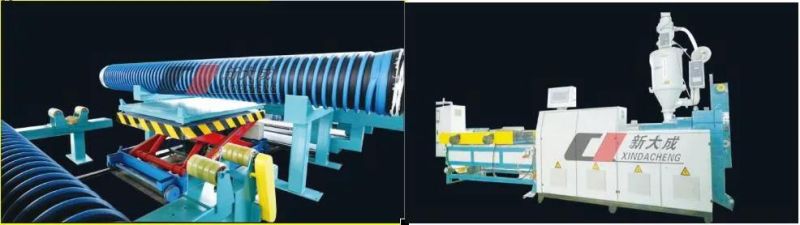 Large Pressurized Spiral Polyethylene Pipes Krah Pipes Production Line