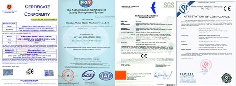 PE PP Sheet Board Production Line Certification Factory Price