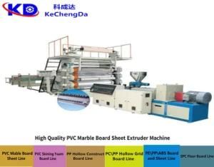 Plastic Recycling UV Decorative Board Extruder Extrusion Machine