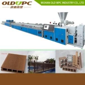 PE/PE WPC Wood Plastic Profile Production Extruder