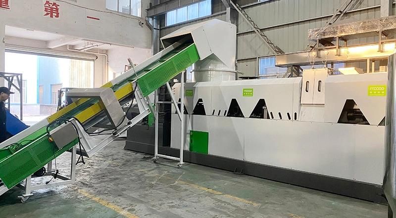industrial recycled PE plastic granulator line