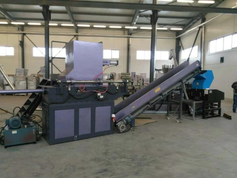 Safety Stable PP PE Automatic Pet Bottle Crusher Plastic Shredder Machine