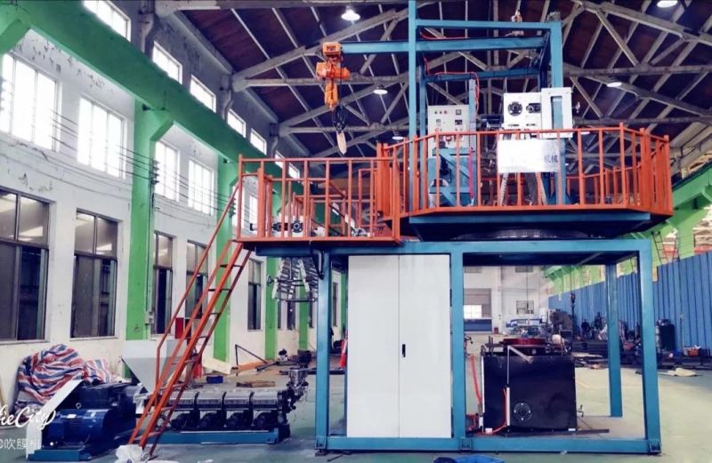 PVC 360 Degrre Rotation Film Blowing Machine