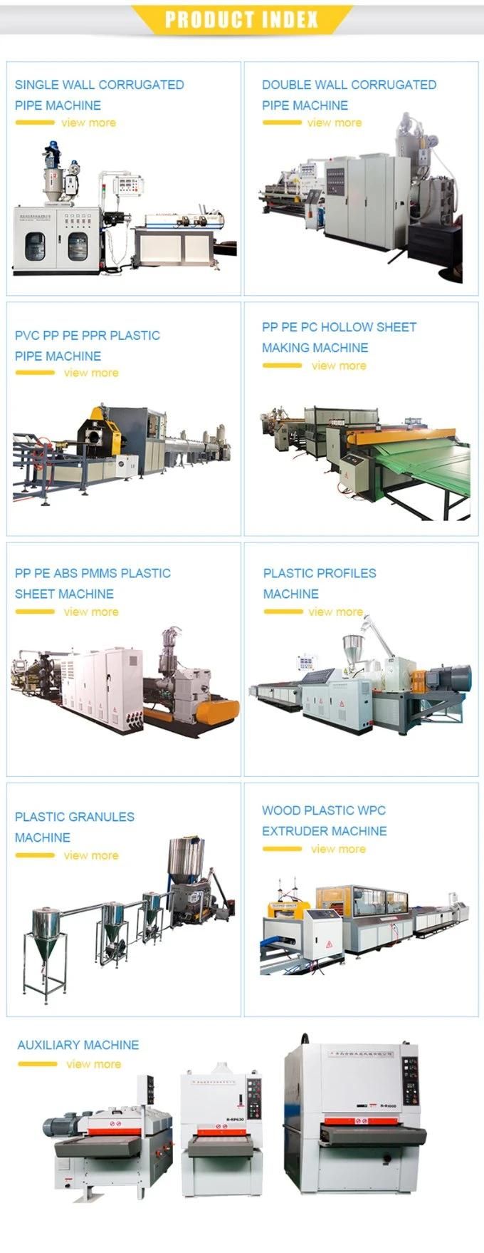 PP PE EVA PVC PA Flexible Single Wall Corrugated Pipe Machine/Corrugated Conduit Hose Tube Machine/Flexible Hose Machine