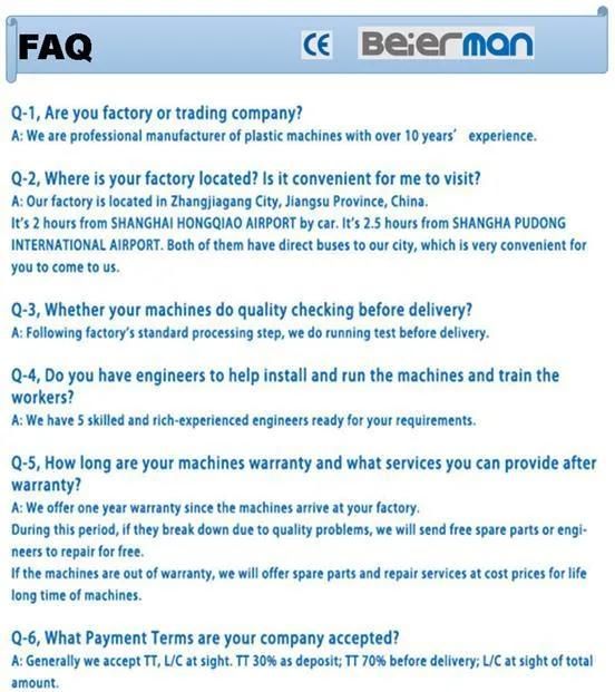 Beierman Sj75 Single Screw Extrusion Farming Pipe Irrigation HDPE Pipes 110mm 160mm 200mm Production Line Plastic Pipe Making Extruder Machines